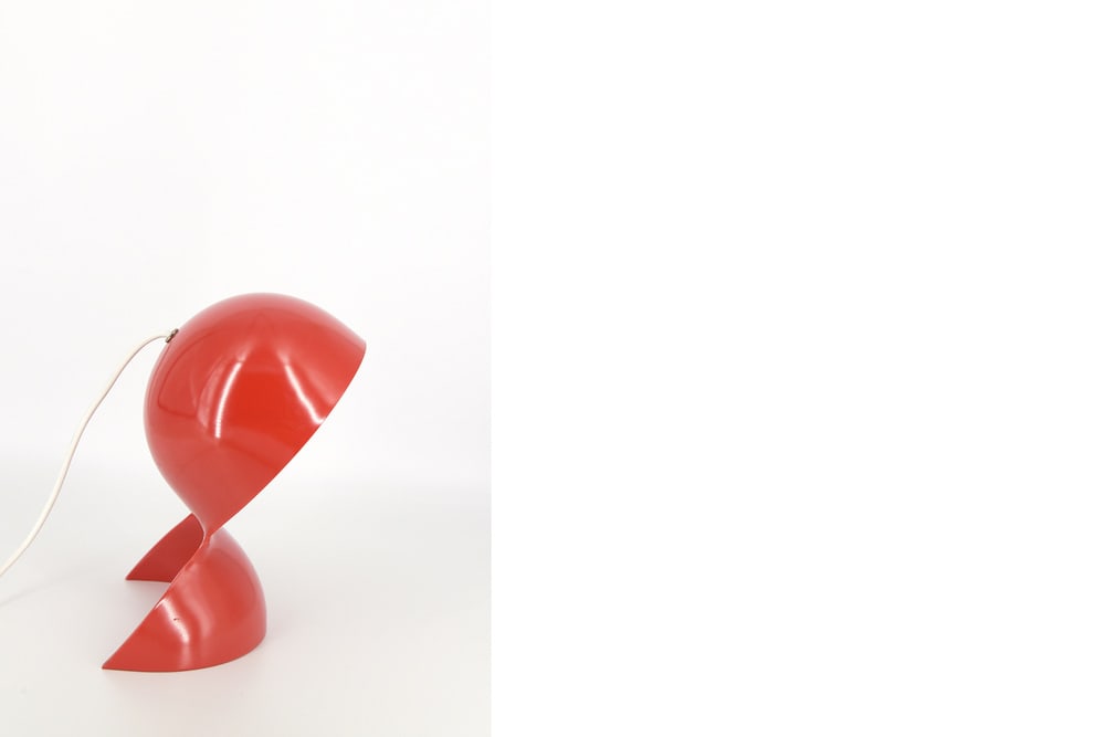 Red Dalù Table Lamp for Artemide, 1960s - 16