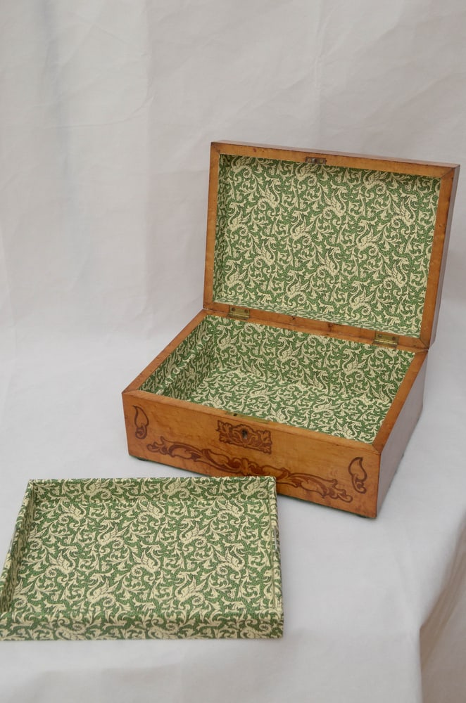 Victorian Birdseye Maple Jewelry Box - 5