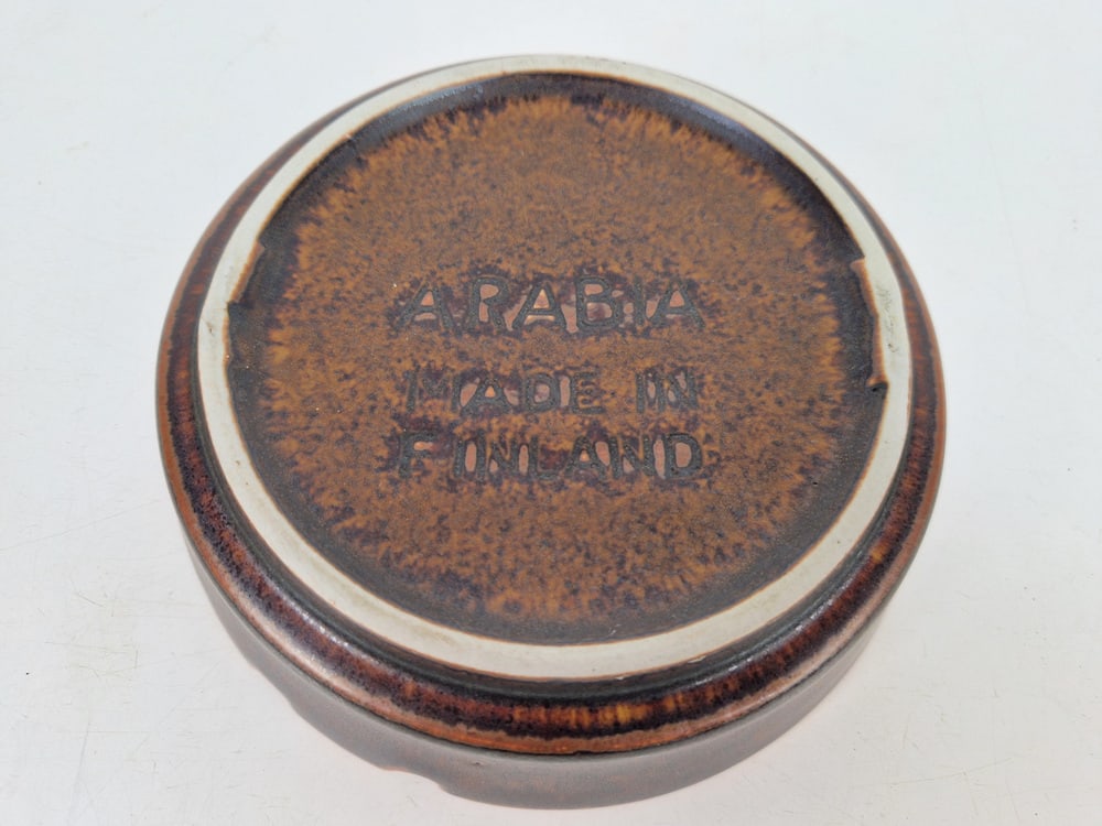 Vintage Ruska Ashtray by Ulla Procope for Arabia - 3