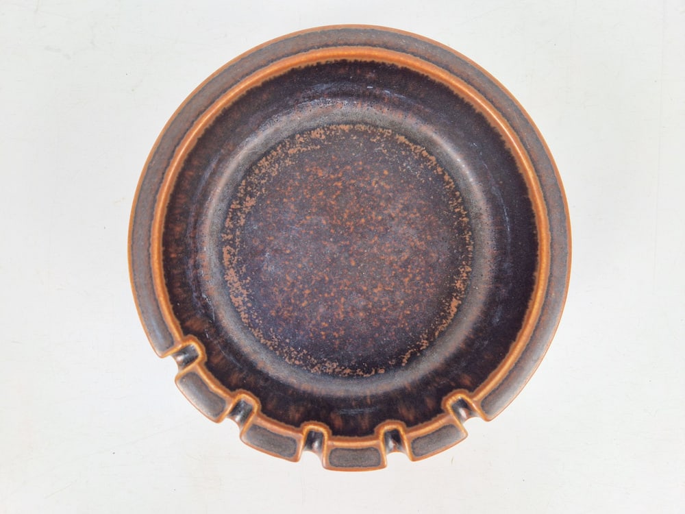 Vintage Ruska Ashtray by Ulla Procope for Arabia - 4