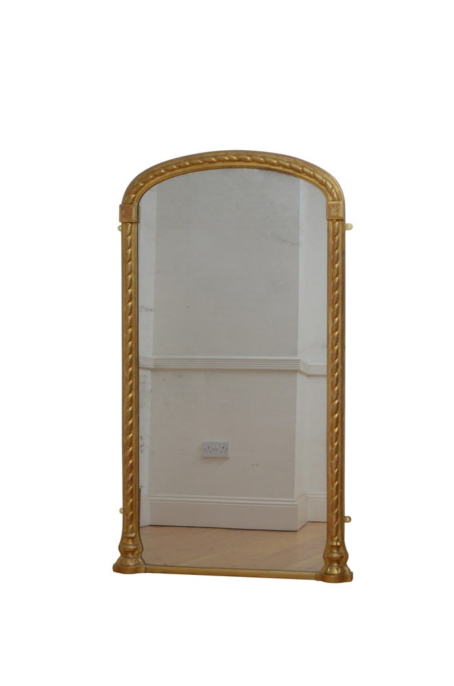 Gilded Pier Mirror, 1860s - 4