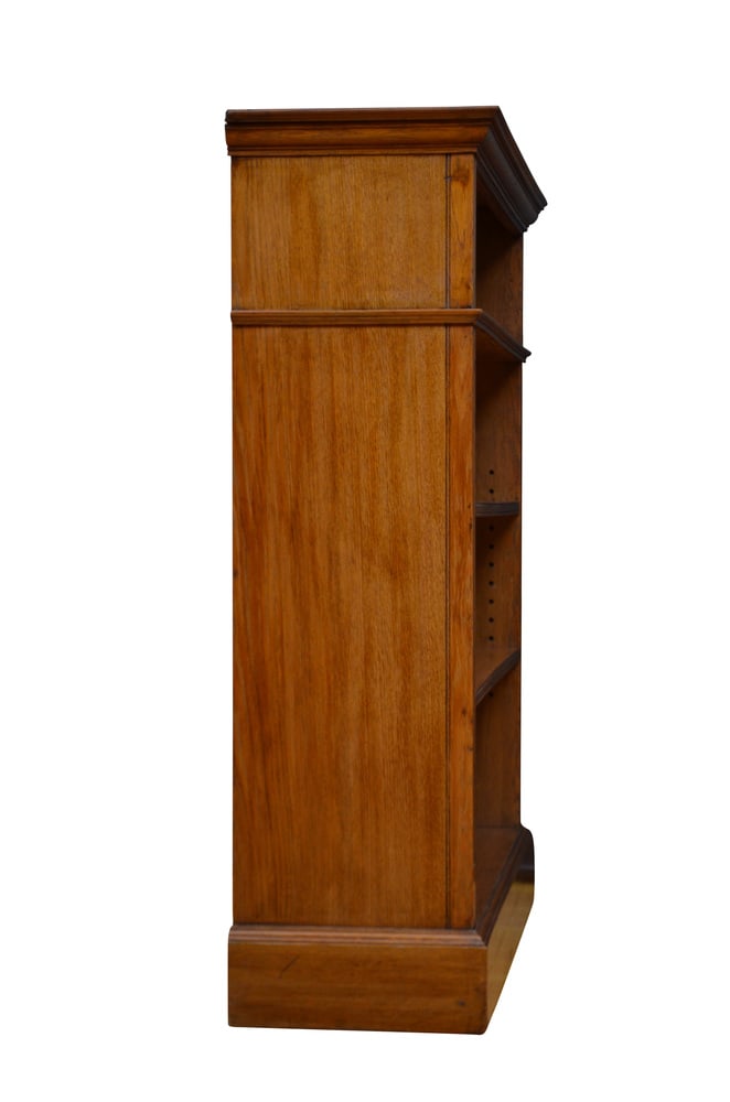 Victorian Oak Open Bookcase, 1870s - 13