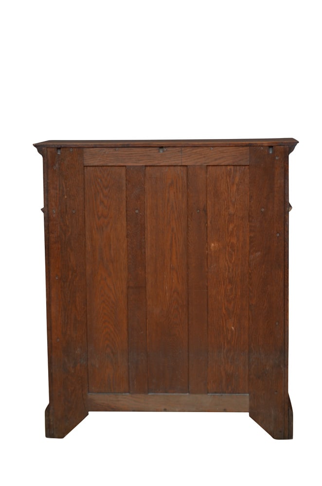 Victorian Oak Open Bookcase, 1870s - 15