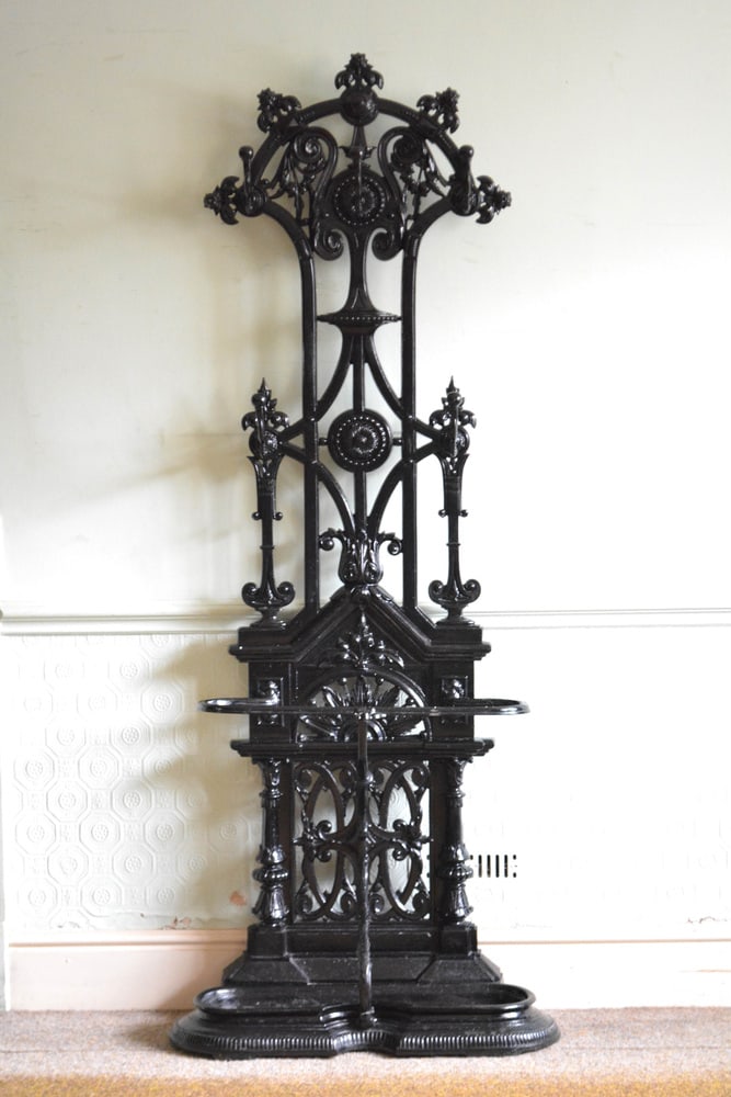 Victorian Cast Iron Hall Stand, 1870 - 5