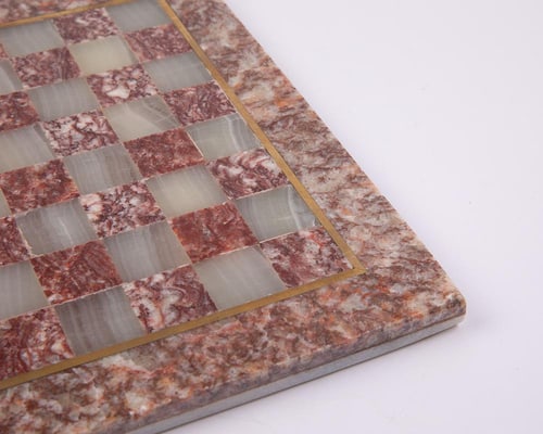 Mid-Century Marble Chess Set with Box - 6