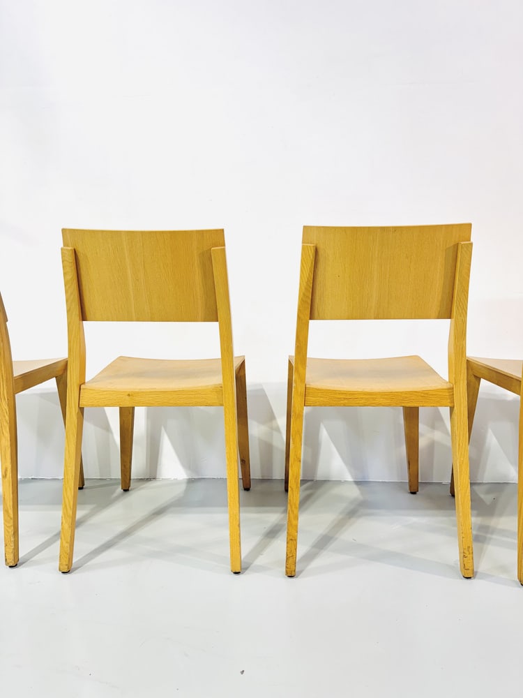 Danish Beech Dining Chairs, 1980s, Set of 6 - 13