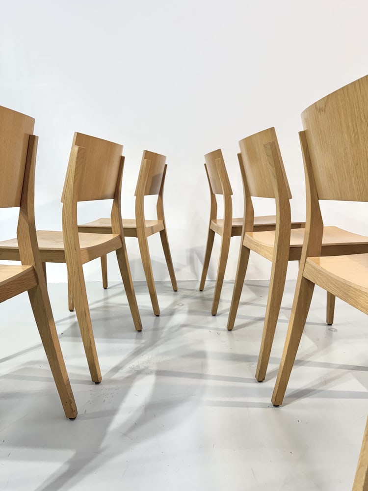 Danish Beech Dining Chairs, 1980s, Set of 6 - 14