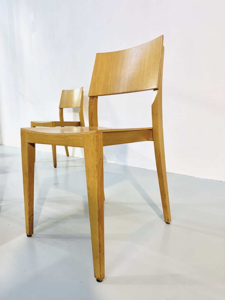 Danish Beech Dining Chairs, 1980s, Set of 6 - 2