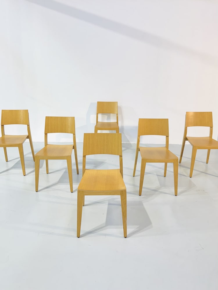 Danish Beech Dining Chairs, 1980s, Set of 6 - 3