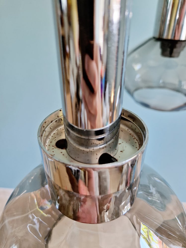 Cascade Chandelier in Metal and Glass, 1960s - 10