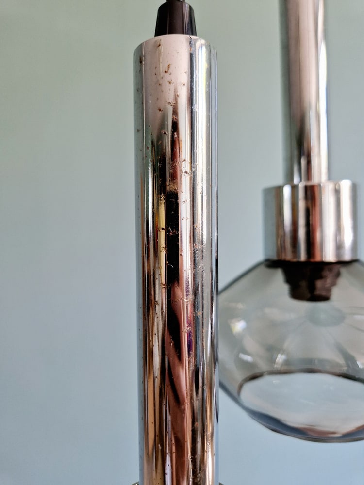 Cascade Chandelier in Metal and Glass, 1960s - 4