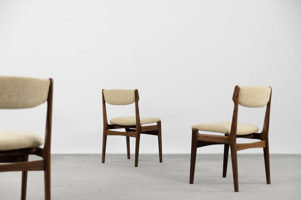 Modern Scandinavian Dining Chairs, 1960s, Set of 4 - 14