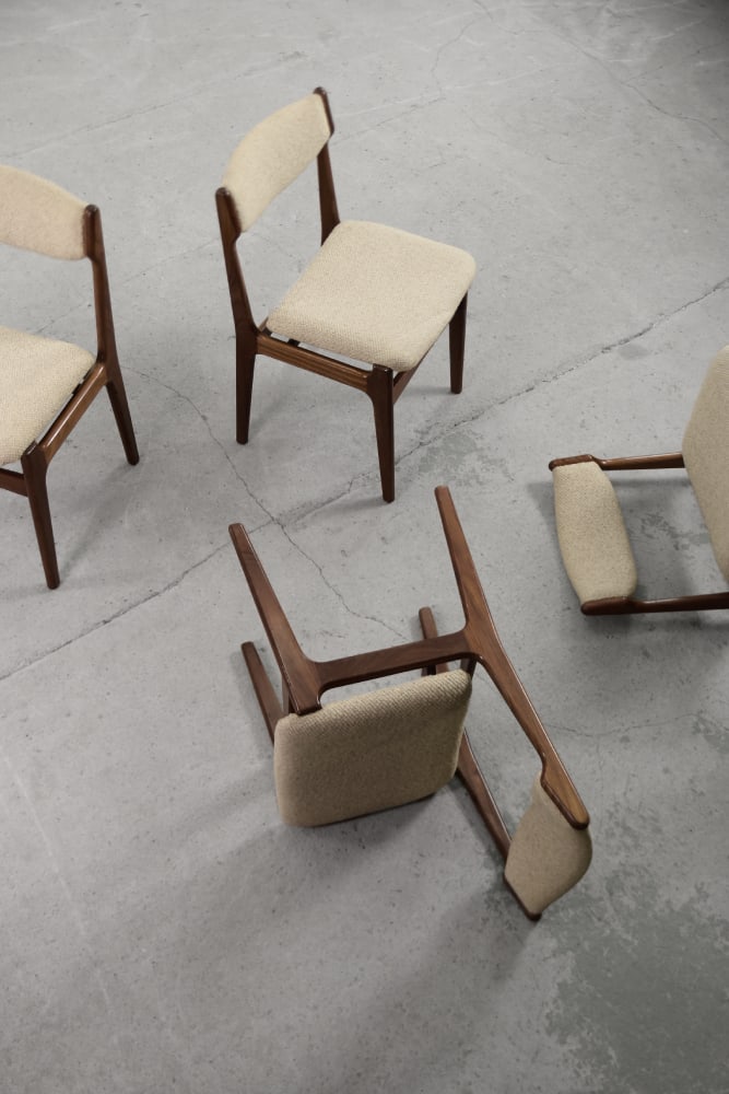 Modern Scandinavian Dining Chairs, 1960s, Set of 4 - 2