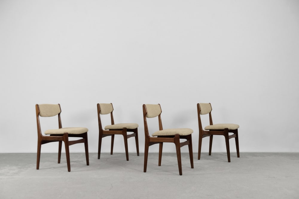 Modern Scandinavian Dining Chairs, 1960s, Set of 4 - 8