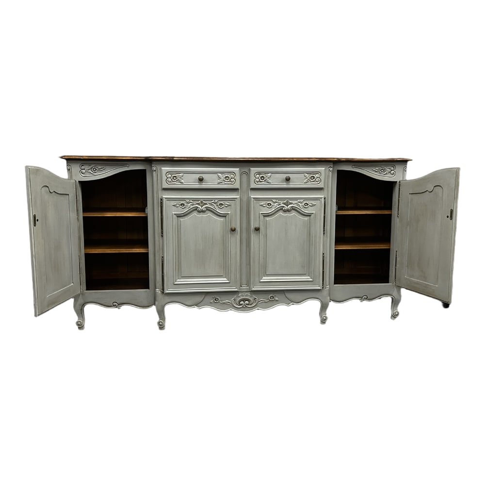 French Oak Breakfront Buffet, Early 20th Century - 9