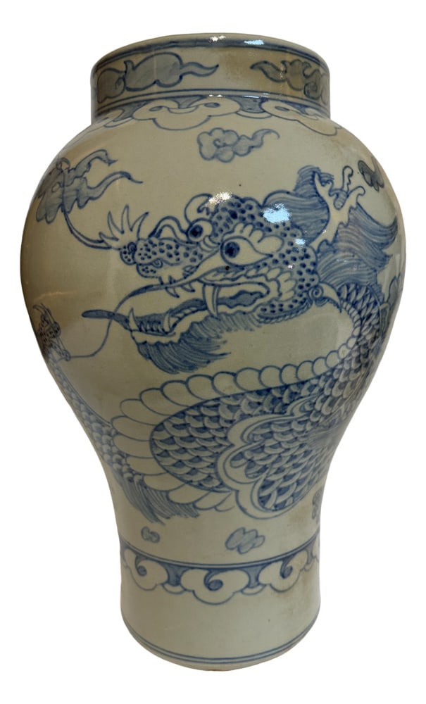Large Dragon Vase, South Korea, 1970s (1 of 9)