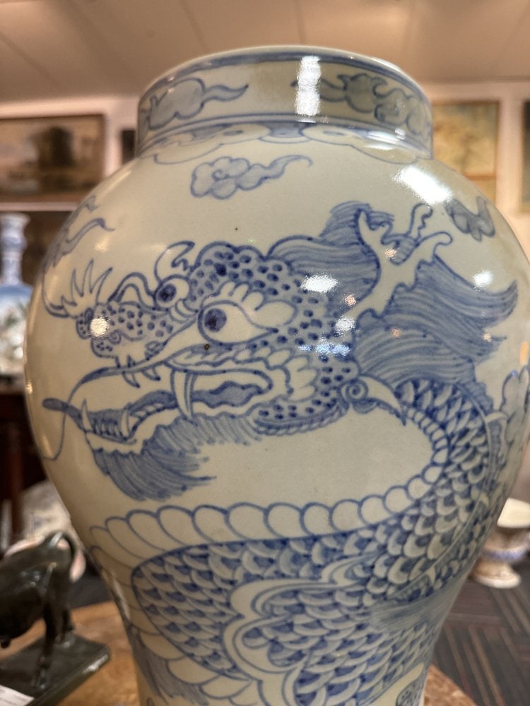 Large Dragon Vase, South Korea, 1970s - 5