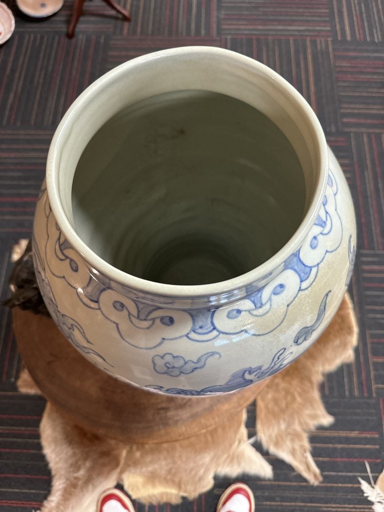 Large Dragon Vase, South Korea, 1970s - 7