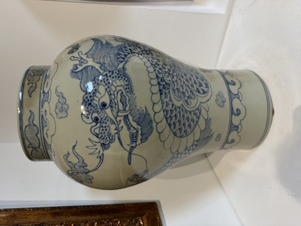 Large Dragon Vase, South Korea, 1970s - 9