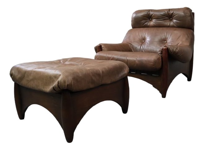 Set of Ranger Lounge Chair with Ottoman by Deforce (1 of 12)