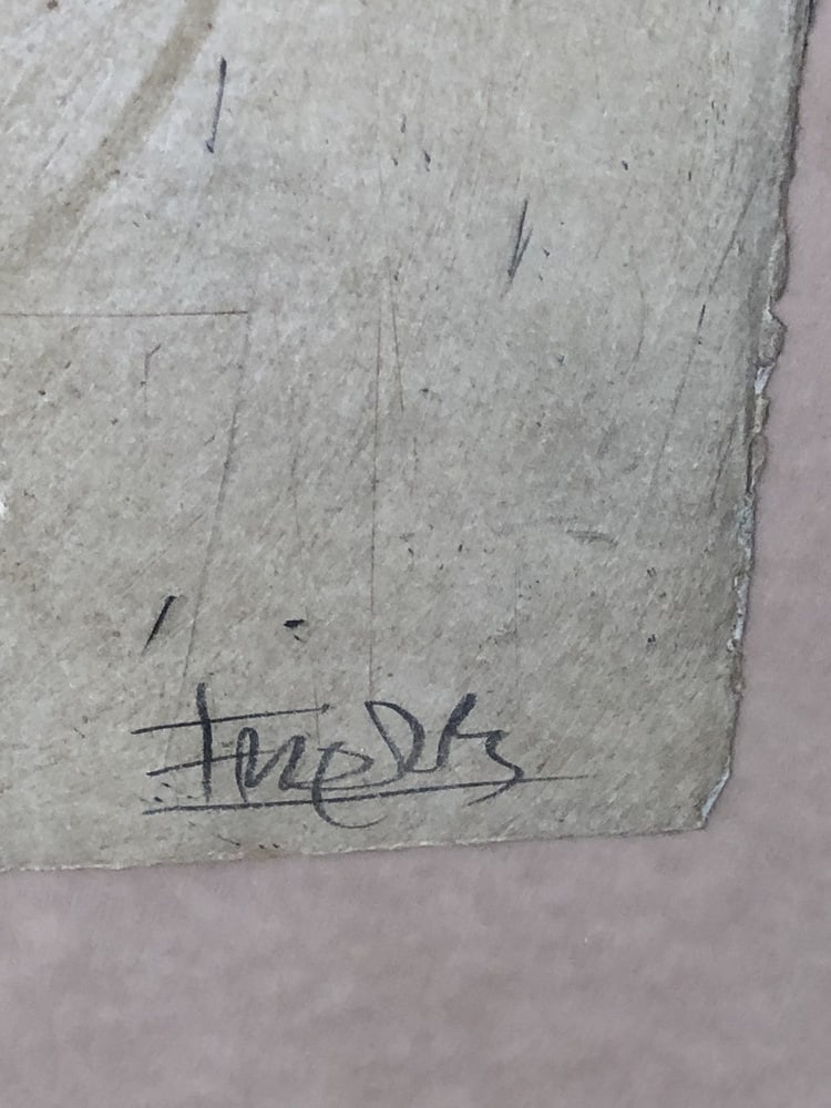 J. Friedlaender, Pavot Vert, 1984, Etching, Framed - 13