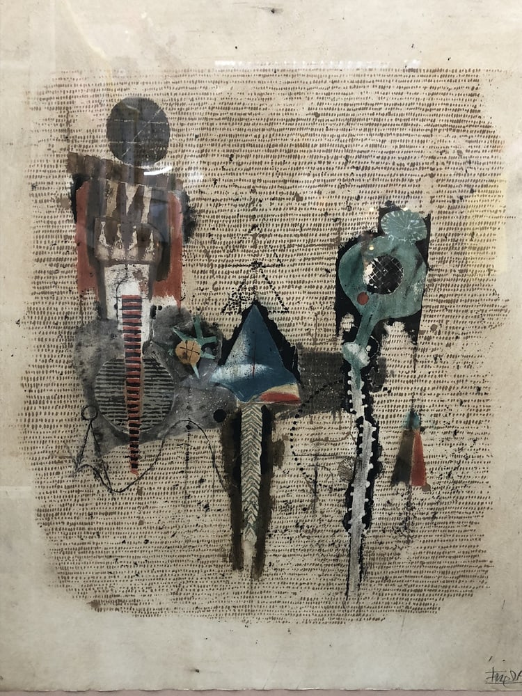 J. Friedlaender, Pavot Vert, 1984, Etching, Framed - 2