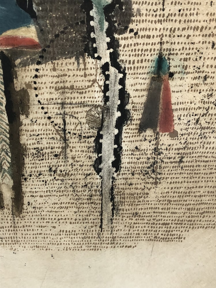 J. Friedlaender, Pavot Vert, 1984, Etching, Framed - 5