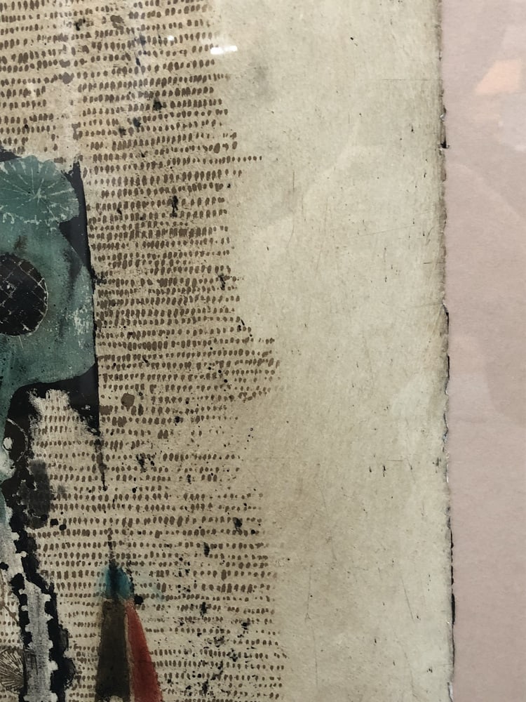 J. Friedlaender, Pavot Vert, 1984, Etching, Framed - 7