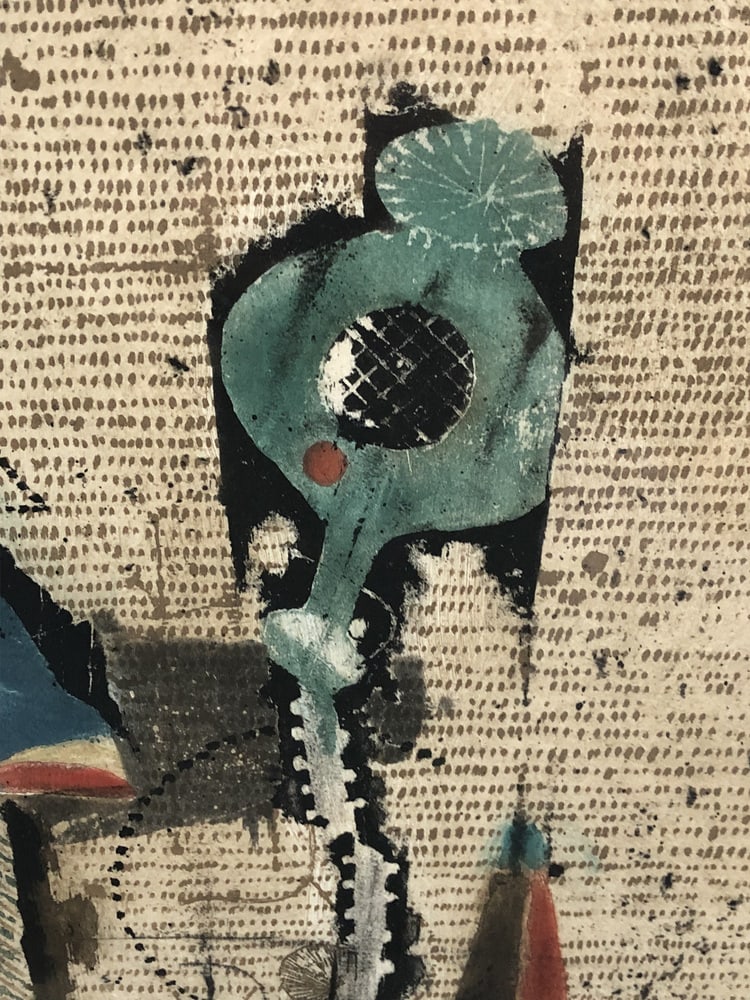 J. Friedlaender, Pavot Vert, 1984, Etching, Framed - 9