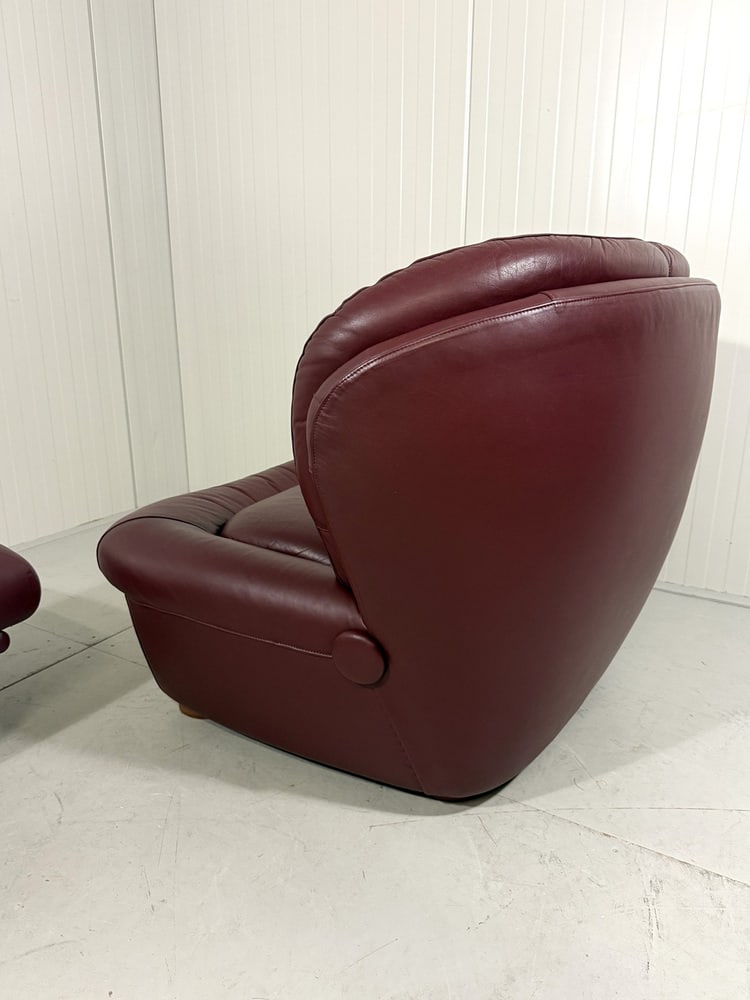 Set of Space Age Lounge Chair and Ottoman, 1970s - 7