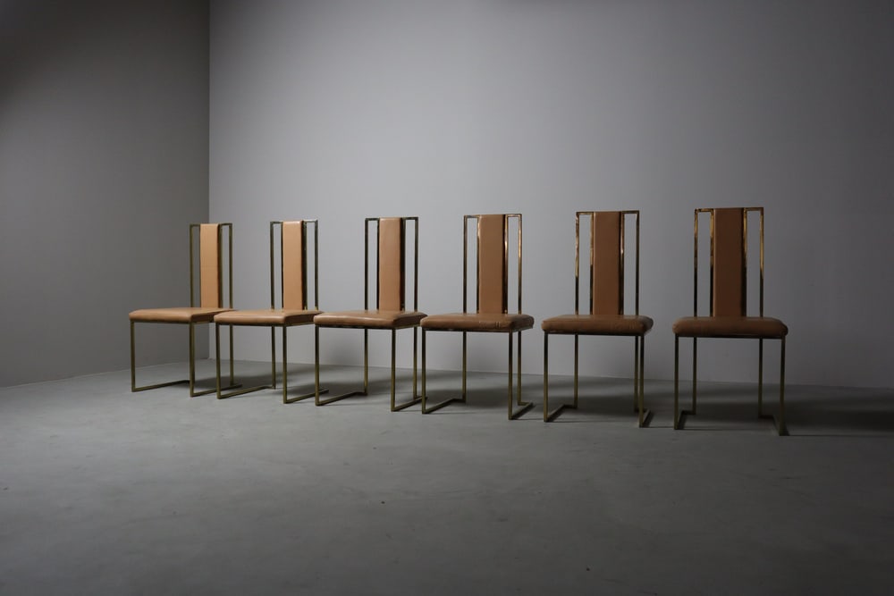 Dining Chairs by R. Zevi, Italy, 1970s, Set of 6 - 3