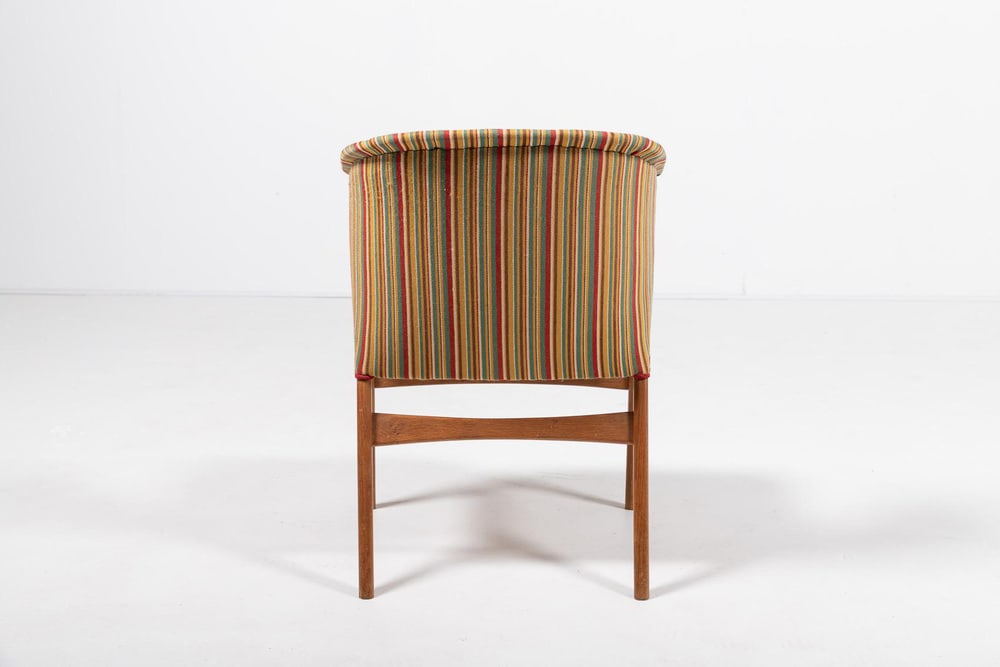 Vintage Danish Modern Sculptural Armchair, 1960s - 10
