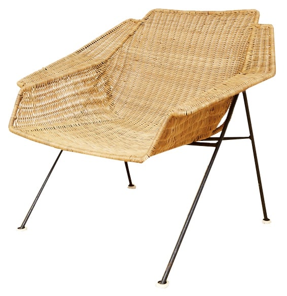 Mid-Century Rattan Lounge Chair, 1960s (1 of 14)