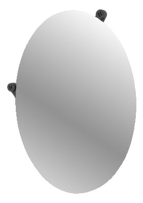 Italian Mirror by Nanda Vigo for Morphos, 1980s: Oval mirror 'Venezia 85' designed by Nanda Vigo and produced by Morphos (Acerbis International). Label marked ConditionGood, age related wear. Mirror dimensionsheight: 110 cmwidth: 80 cmdepth: 3,5 cm