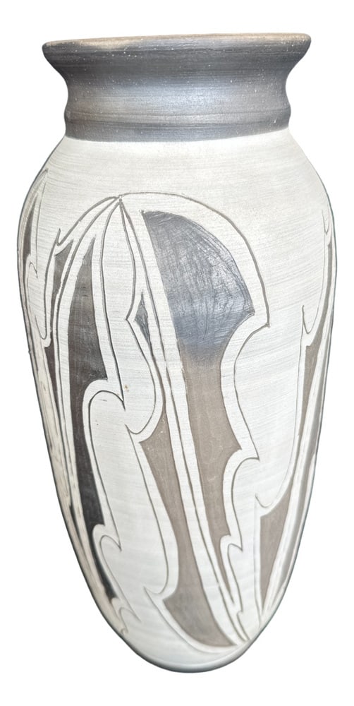 Large Ceramic Vase by Elevio Arnanz, 1995 (1 of 8)