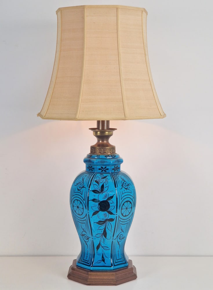 Large Middle East Table Lamp in Ceramic, 1950s - 11