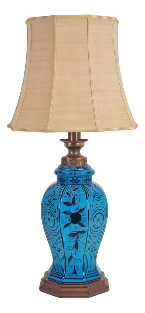 Large Middle East Table Lamp in Ceramic, 1950s (1 of 12)