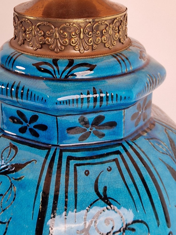 Large Middle East Table Lamp in Ceramic, 1950s - 2