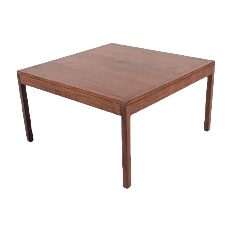 Danish Walnut Coffee Table, 1960s: 1960s Danish coffee table in massive walnut. Condition Good, age related wear and marks. Production Period: 1960 to 1969 Detailed Condition: Good — This vintage/antique item may have some wear s