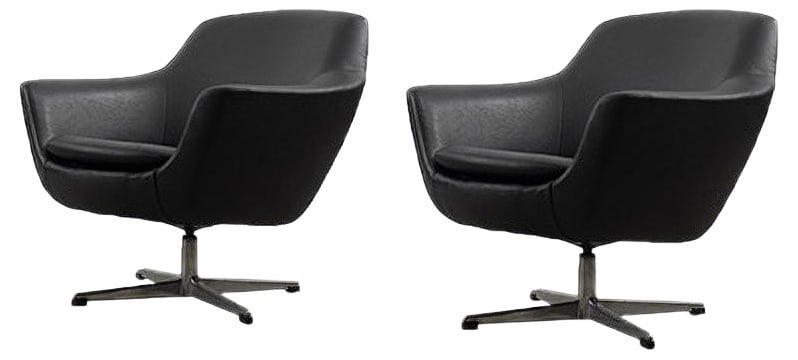 Set of Scandinavian Vintage Swivel Chairs, 1970s (1 of 20)