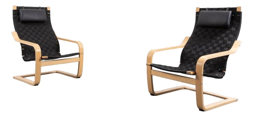 Scandinavian Woven Armchairs, Set of 2 (1 of 9)