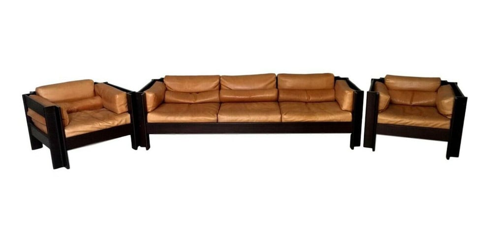 Living Room Set by Asti for Poltronova, Set of 3 - 7