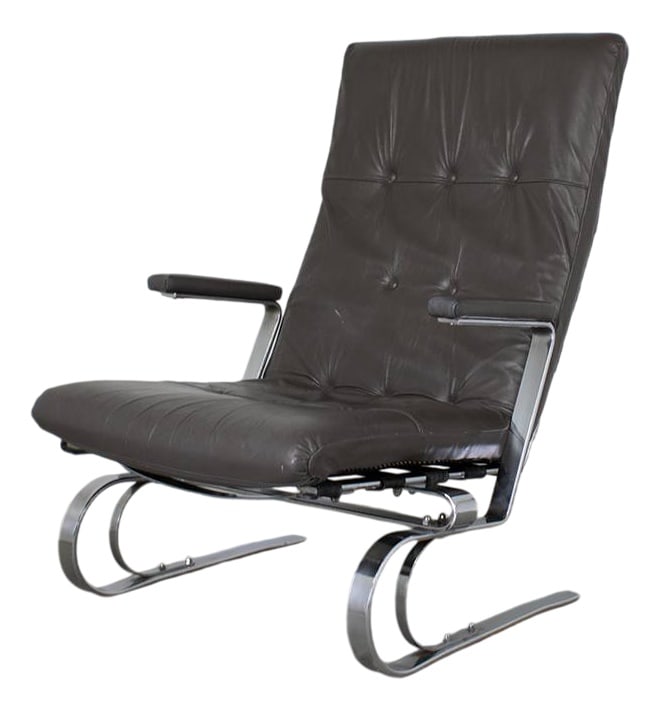 Leather Armchair from Cor, 1960s: Country of Manufacture: Germany Design Period: 1960 to 1969 Production Period: 1960 to 1969 Restoration and Damage Details: Patina consistent with age and use Additional Condition Information: