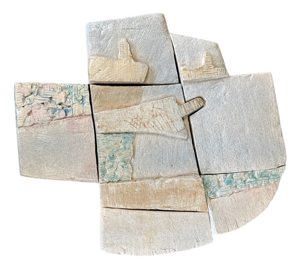 Abstract Bas Relief, 1970s, Ceramic (1 of 10)