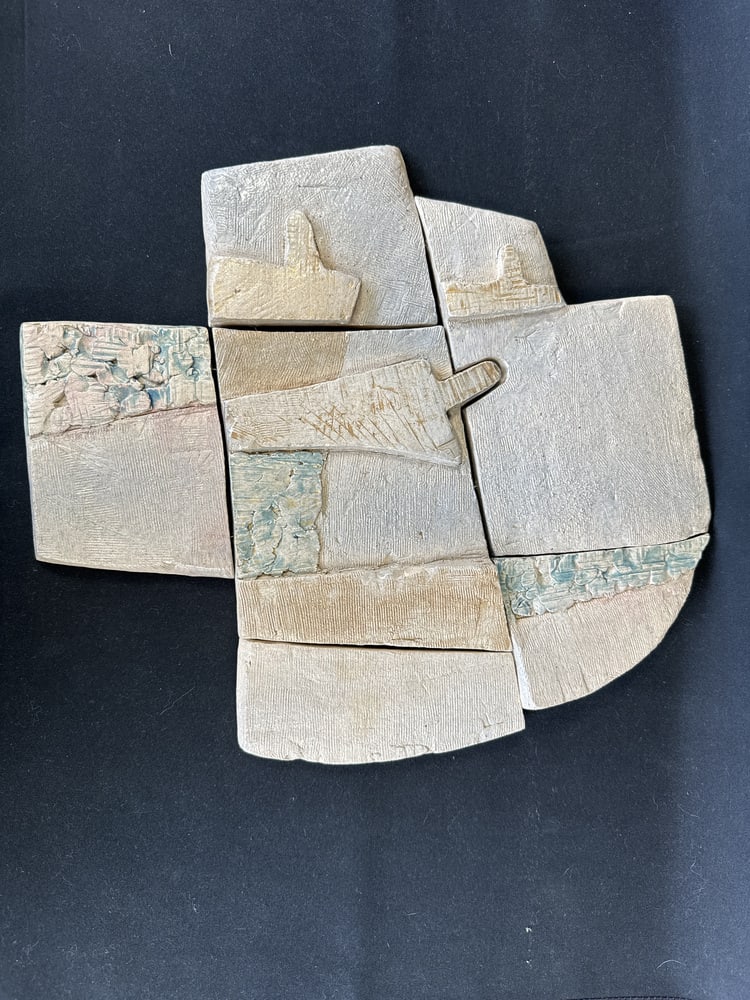 Abstract Bas Relief, 1970s, Ceramic - 9