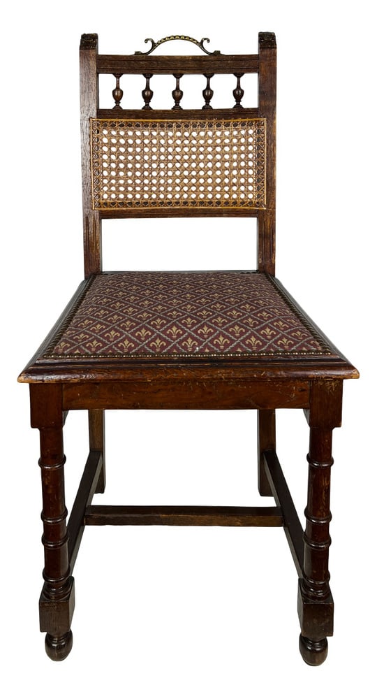 Antique Henry II Oak Chair Side Chair (1 of 20)