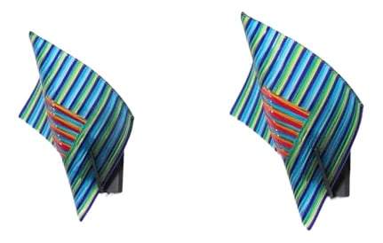 Murano Glass Sconces from Studio Italia, Set of 2: Italian sculptural Murano glass shades sconces from Studio Italia, 1980s. Set of 2. Condition Good. Production Period: Before 2010 Detailed Condition: Good — This vintage/antique item may have