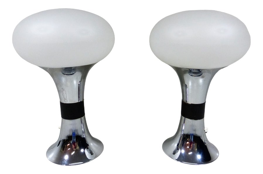 Large Space Age Table Lamps, 1960s, Set of 2 (1 of 20)