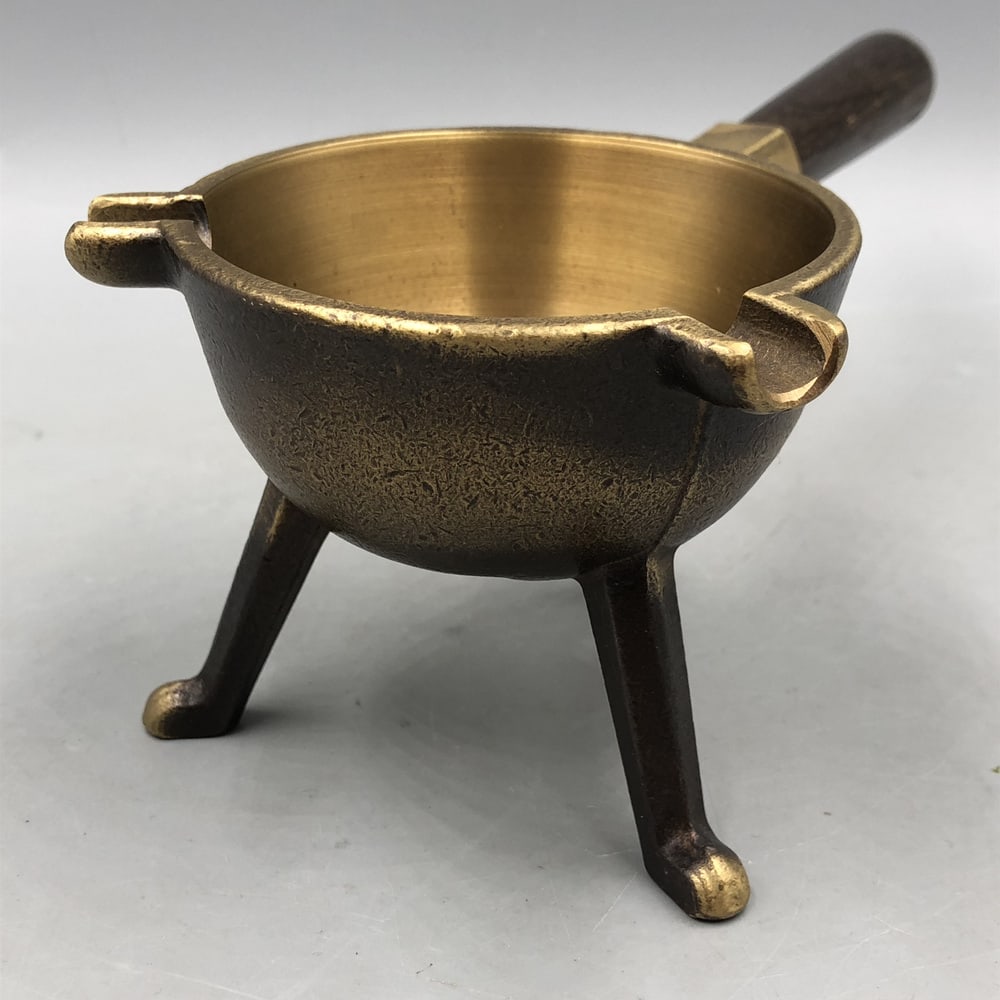 Antique Apothecary Crucible Melting Pot, 1920s - 6