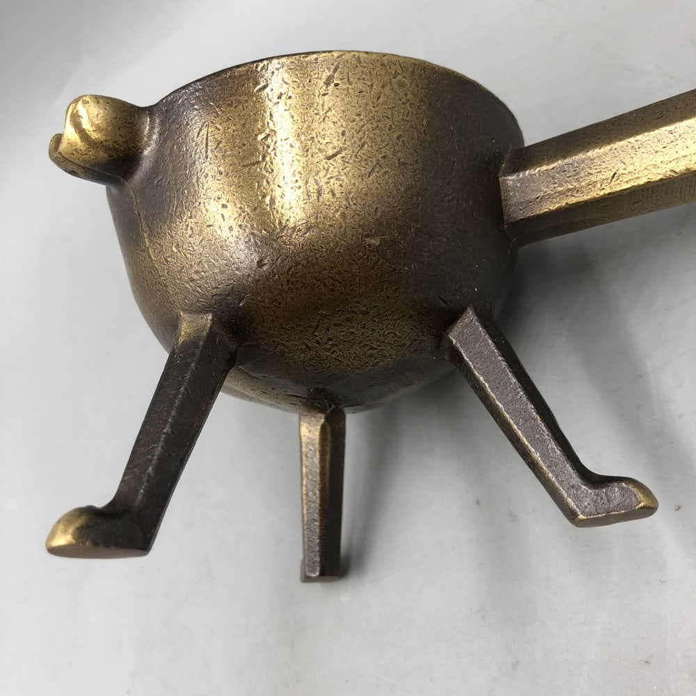 Antique Apothecary Crucible Melting Pot, 1920s - 8